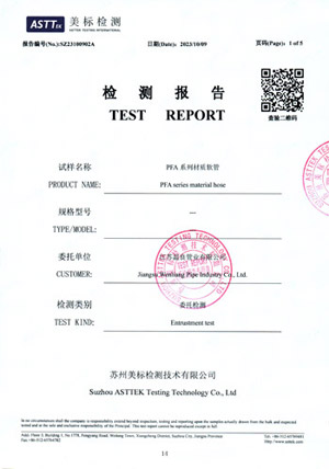 檢測報告
